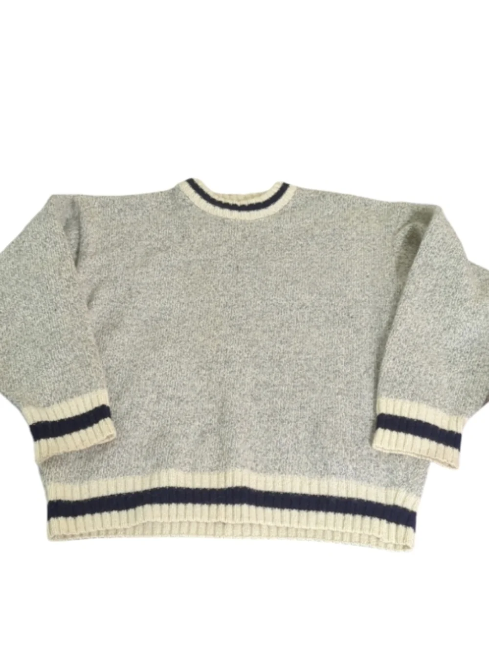 Boathouse Row Wool Sweater Size Large | Cozy Heavy Knit Cabin Cottagecore - Picture 1 of 16